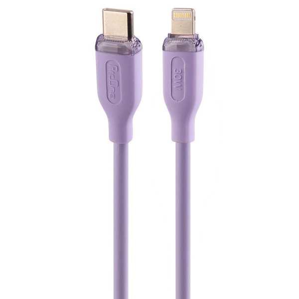 کابل تبدیل USB-C به لایتنینگ پرووان مدل PCC122 به طول 1 متر