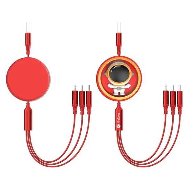 کابل شارژ و انتقال داده ۳ به ۱ پرووان مدل PCC128R - تصویر 7
