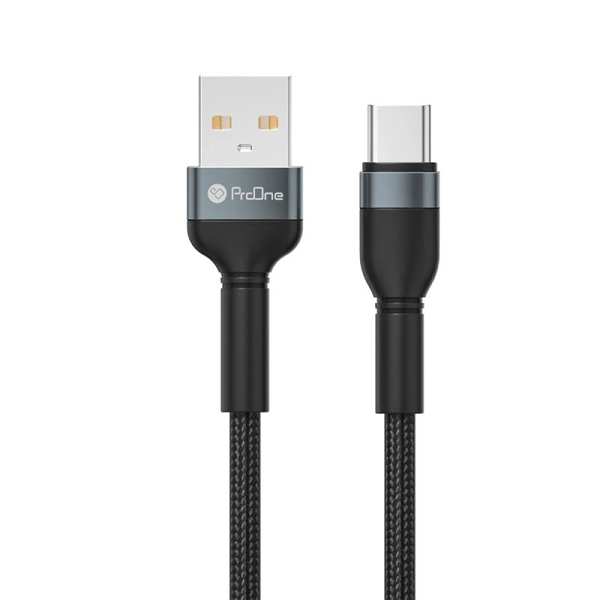 کابل شارژ و انتقال داده USB-A به USB-C پرووان مدل PCC146