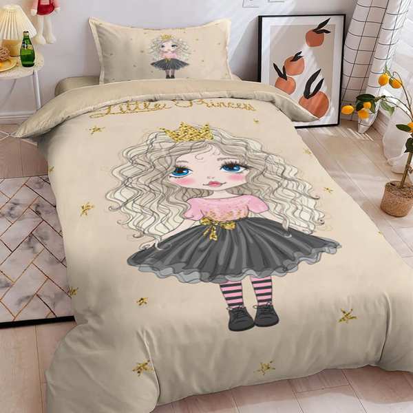 روتختی کودک طرح دختر موفرفری مدل TS01 نوپه هوم