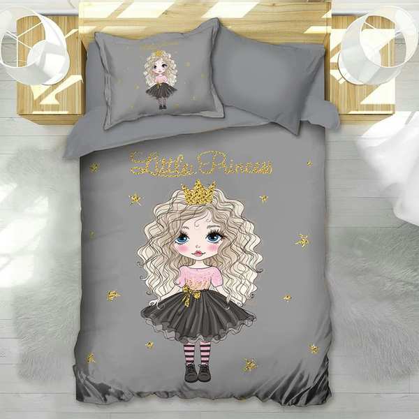 روتختی کودک طرح دختر موفرفری مدل TS01 نوپه هوم