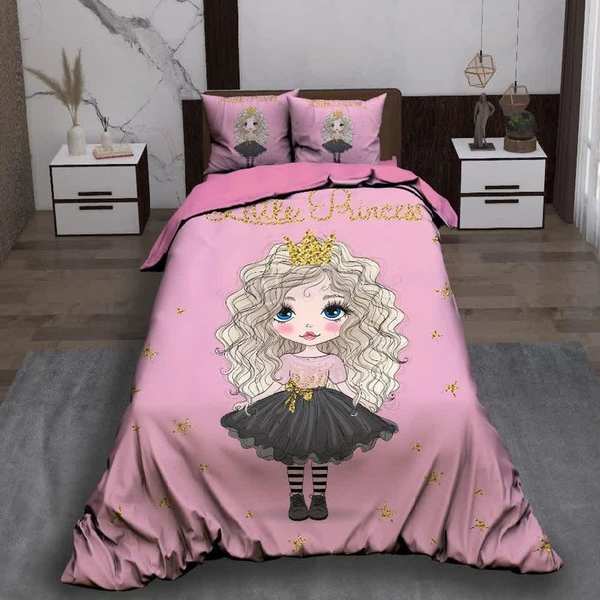 روتختی کودک طرح دختر موفرفری مدل TS01 نوپه هوم