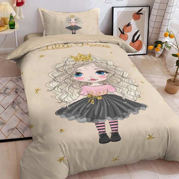 روتختی کودک طرح دختر موفرفری مدل TS01 نوپه هوم