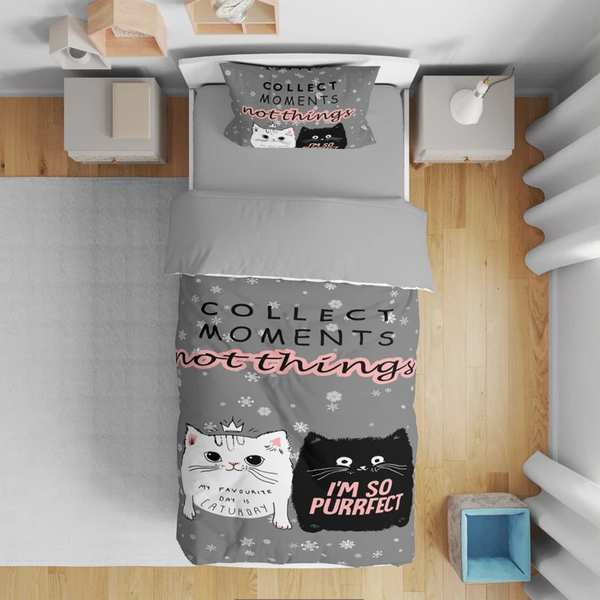 روتختی کودک طرح گربه ها مدل T4577 نوپه هوم