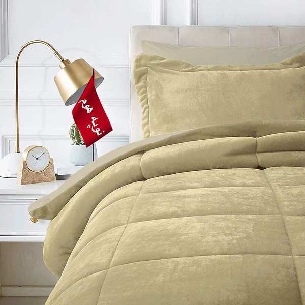 روتختی مینیمال کتان مخمل طرح مربع نوپه هوم