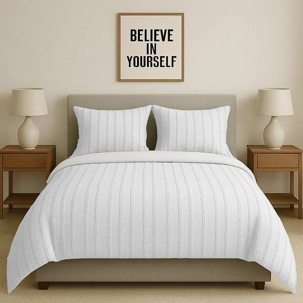 سرویس روتختی کاوری مینیمال طرح برجسته راه راه نوپه هوم