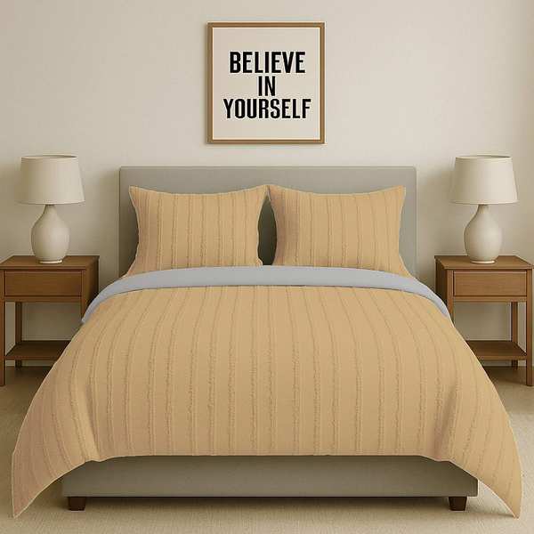 سرویس روتختی کاوری مینیمال طرح برجسته راه راه نوپه هوم