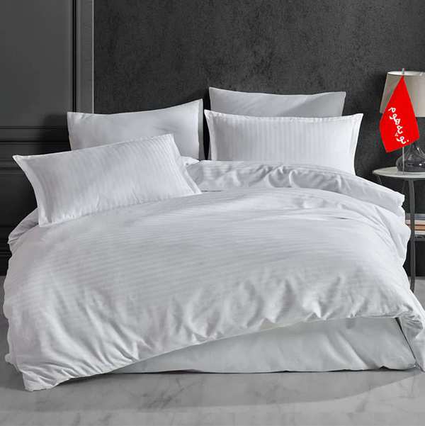 سرویس روتختی کاوری طرح بیسیک راه راه هتلی نوپه هوم