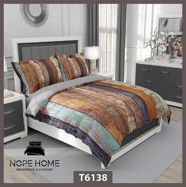 روتختی طرح پتینه راه راه مدرن مدل T6138 نوپه هوم