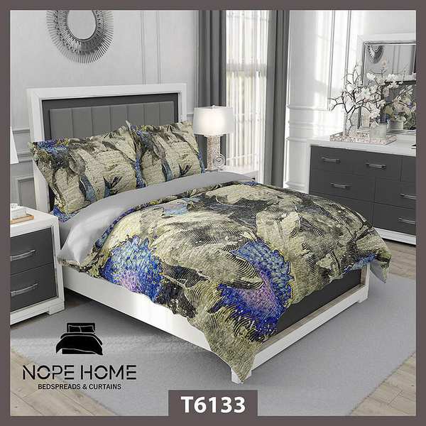 روتختی طرح برگ پتینه مدرن مدل T6133 نوپه هوم