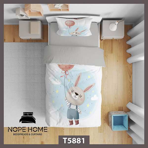 روتختی کودک طرح بچگانه خرگوش کد T5881 نوپه هوم