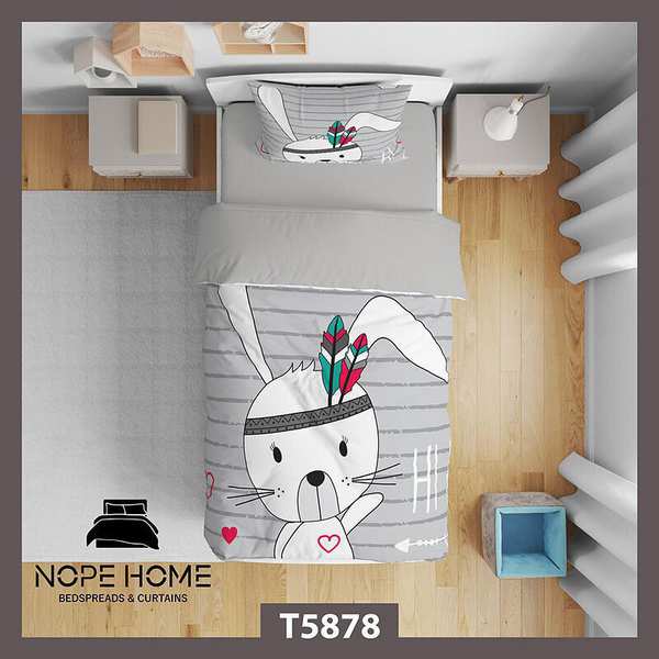 روتختی کودک طرح بچگانه خرگوش کد T5878 نوپه هوم