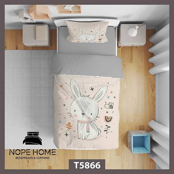 روتختی کودک طرح خرگوش فانتزی کد T5866 نوپه هوم