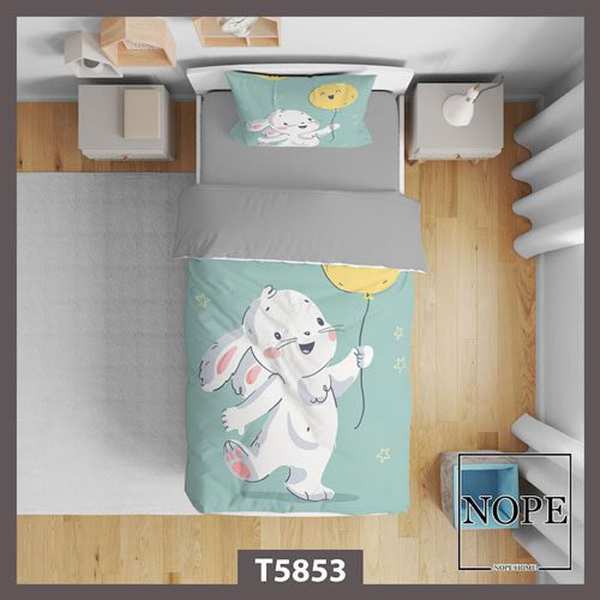 روتختی کودک طرح بچگانه خرگوش مدل T5853 نوپه هوم