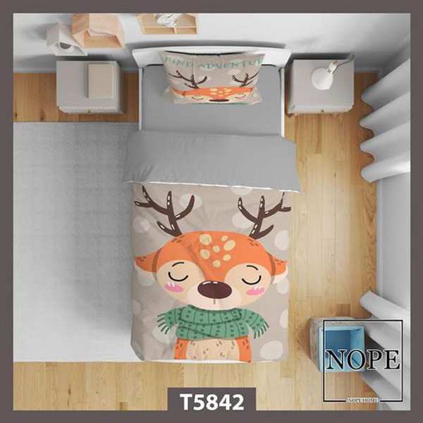 روتختی کودک طرح گوزن مدل T5842 نوپه هوم