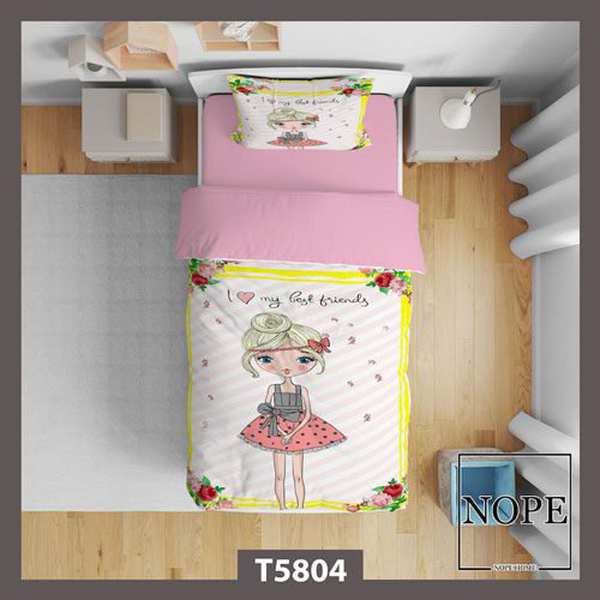 روتختی کودک طرح فانتزی دخترونه مدل T5804 نوپه هوم