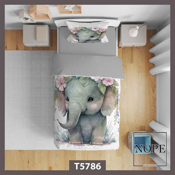 روتختی کودک طرح فیل مدل T5786 نوپه هوم