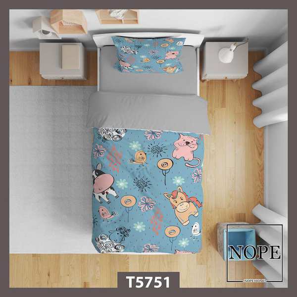 روتختی کودک طرح حیوانات مدل T5751 نوپه هوم