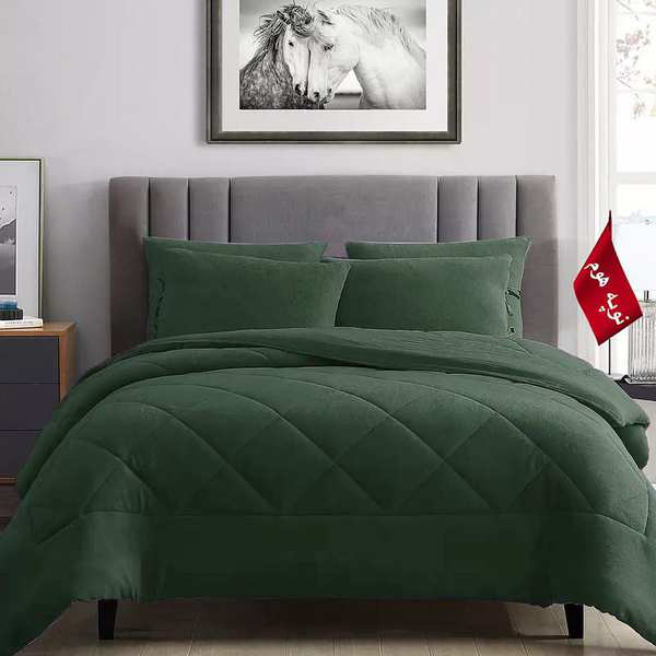 روتختی مینیمال کتان مخمل طرح لوزی نوپه هوم