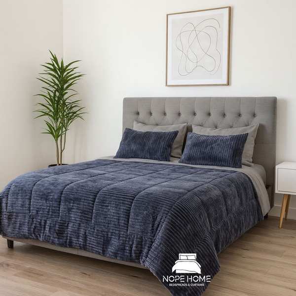 روتختی مخمل پلیسه کریستال نوپه هوم