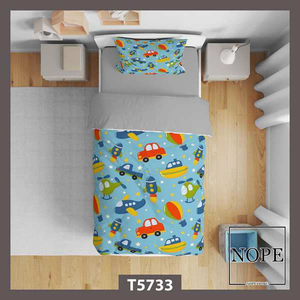 روتختی کودک طرح ماشین مدل T5733 نوپه هوم