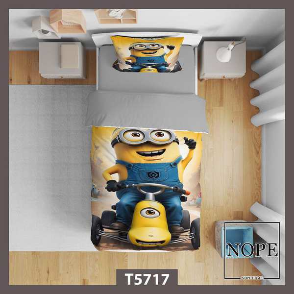 روتختی کودک طرح مینیون موتور سوار مدل T5717 نوپه هوم