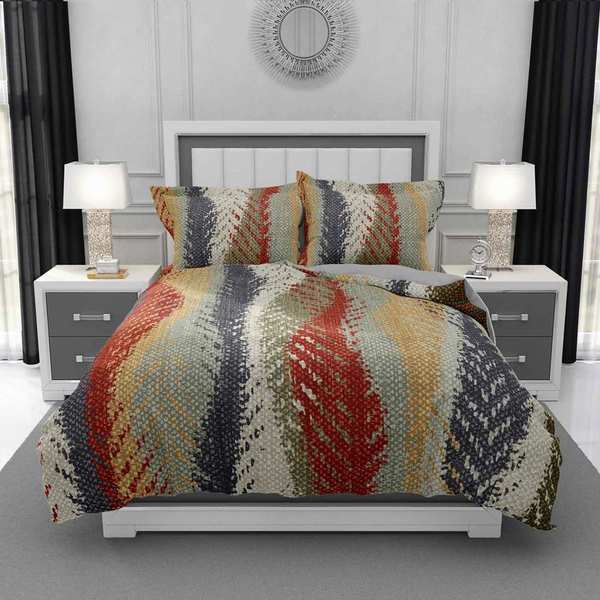 روتختی طرح راه راه پتینه مدل DF102 نوپه هوم