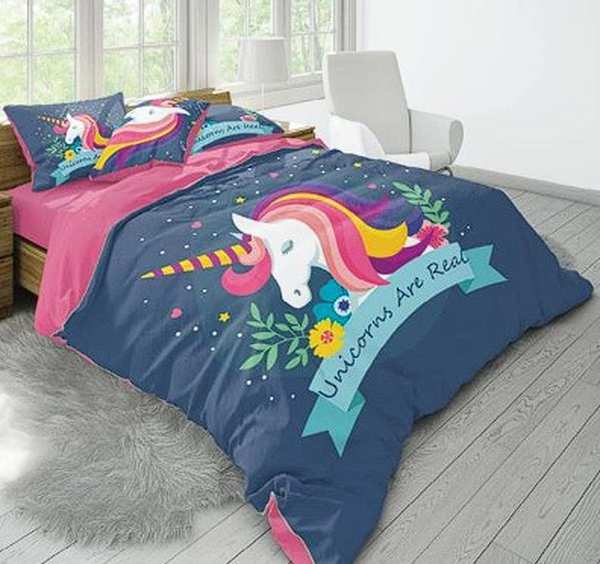 روتختی کودک طرح اسب تکشاخ مدل T8630 نوپه هوم