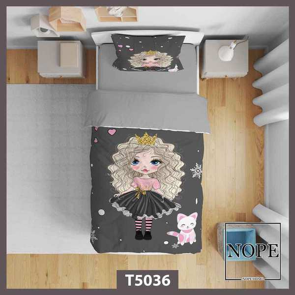 روتختی کودک طرح دختر مدل T5036 نوپه هوم