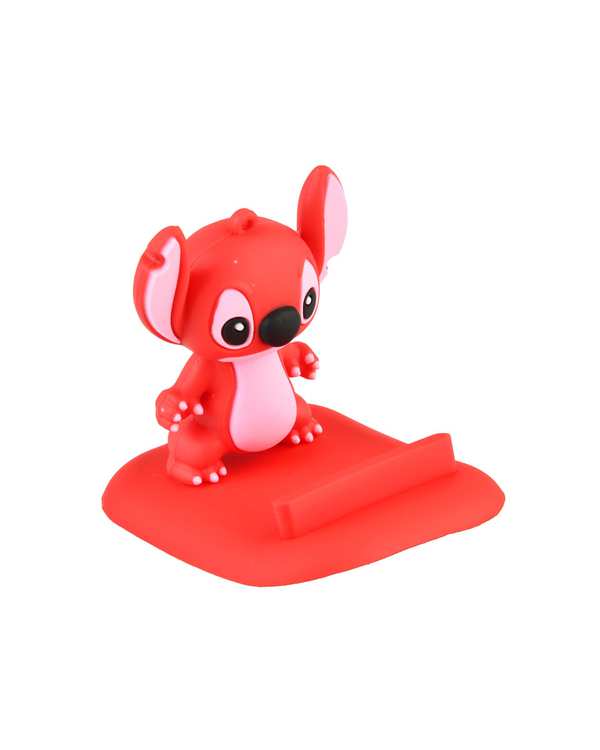 پایه نگه دارنده موبایل و تبلت سیلیکونی قرمز مدل استیج