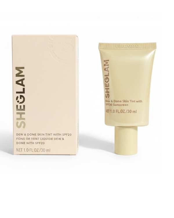 کرم پودر تینت آبرسان و ضدآفتاب شیگلم SHEGLAM مدل spf20 linen حجم 30 میلی لیتر غیر اصل