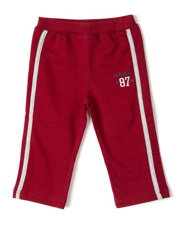 شلوار پسرانه راحتی زرشکی او وی اس OVS