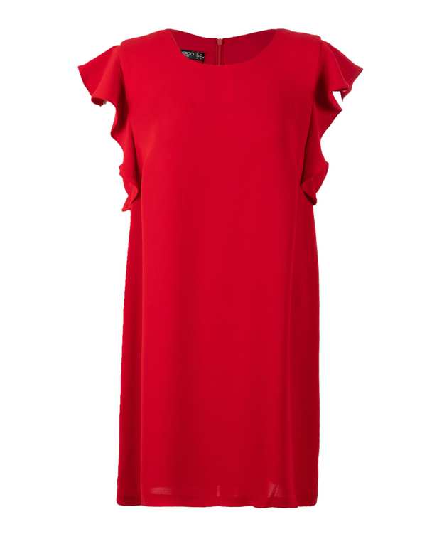 لباس مجلسی زنانه کرپ قرمز زیبو ?>