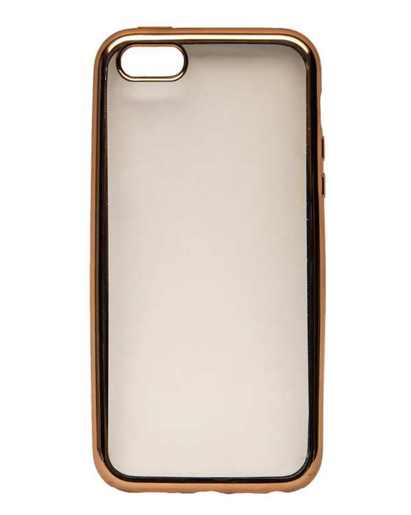 قاب طلایی شفاف Apple iPhone 5