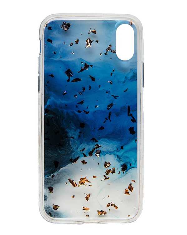 قاب آبرنگی آبی Apple iPhone X - تصویر 2