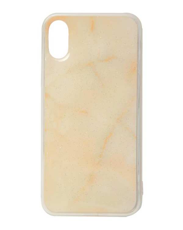 قاب کرم طرح مرمر اکلیلی Apple iPhone X