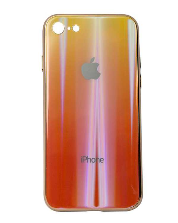 قاب هولوگرامی نارنجی Apple iPhone 8