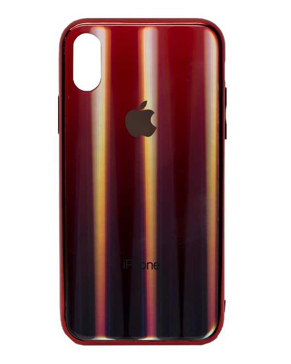 قاب آیفون هولوگرامی قرمز iPhone X/XS