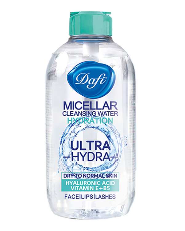 ​محلول پاک کننده آرایش صورت پوست های خشک تا معمولی مدل Ultra Hydra دافی​