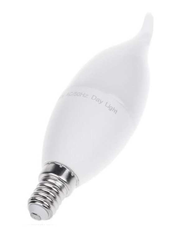 لامپ LED شمعی مدل اشکی مات 6 وات آفتابی پارس شهاب