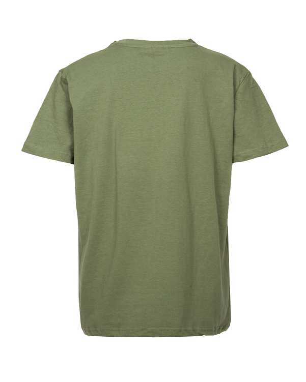 تی شرت پسرانه نخی یقه گرد سبز دستنیشن