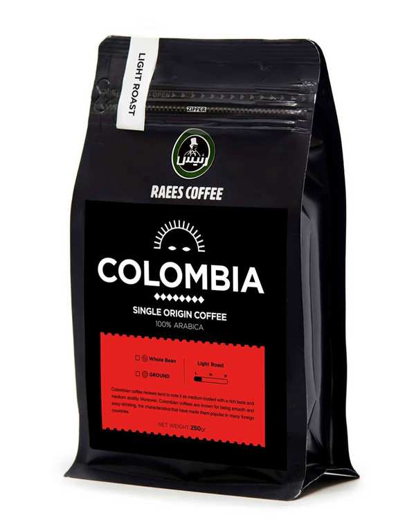 قهوه کلمبیا لایت 250 گرمی رئیس