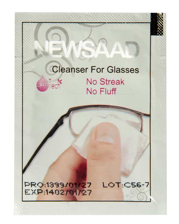 بسته 8 عددی دستمال مرطوب تمیز کننده عینک نیوساد
