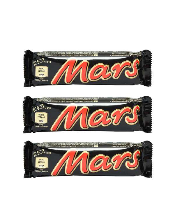 شکلات مارس با لایه های کارامل 51 گرم بسته 3 عددی