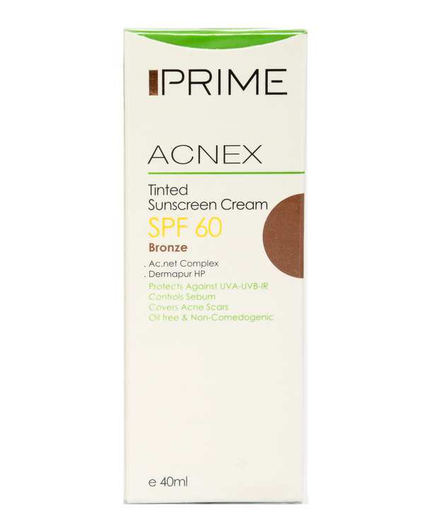 کرم ضد آفتاب SPF60 پریم Acnex برنز