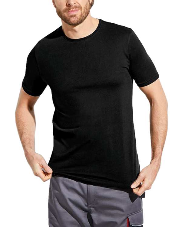 تی شرت مردانه نخی مشکی لیورجی بسته 3 عددی 