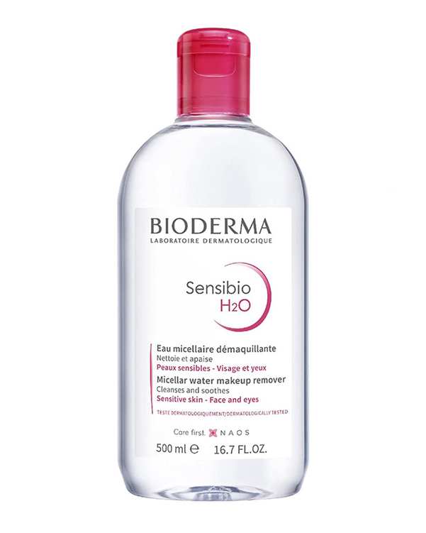 محلول پاک کننده آرایش Sensibio H2o  بایودرما