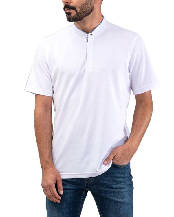 تی شرت مردانه جودون یقه دیپلمات سفید فریولی ?>