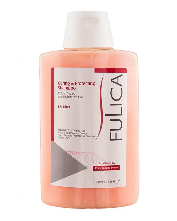شامپو محافظت و تثبیت کننده رنگ مو فولیکا Fulica مناسب موهای رنگ شده