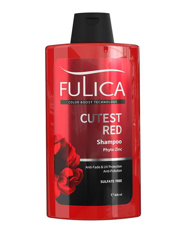 شامپو سر فاقد سولفات فولیکا Fulica مناسب موهای تناژ قرمز Cutest Red